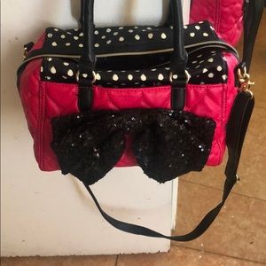 Betsey Johnson satchel FIRM